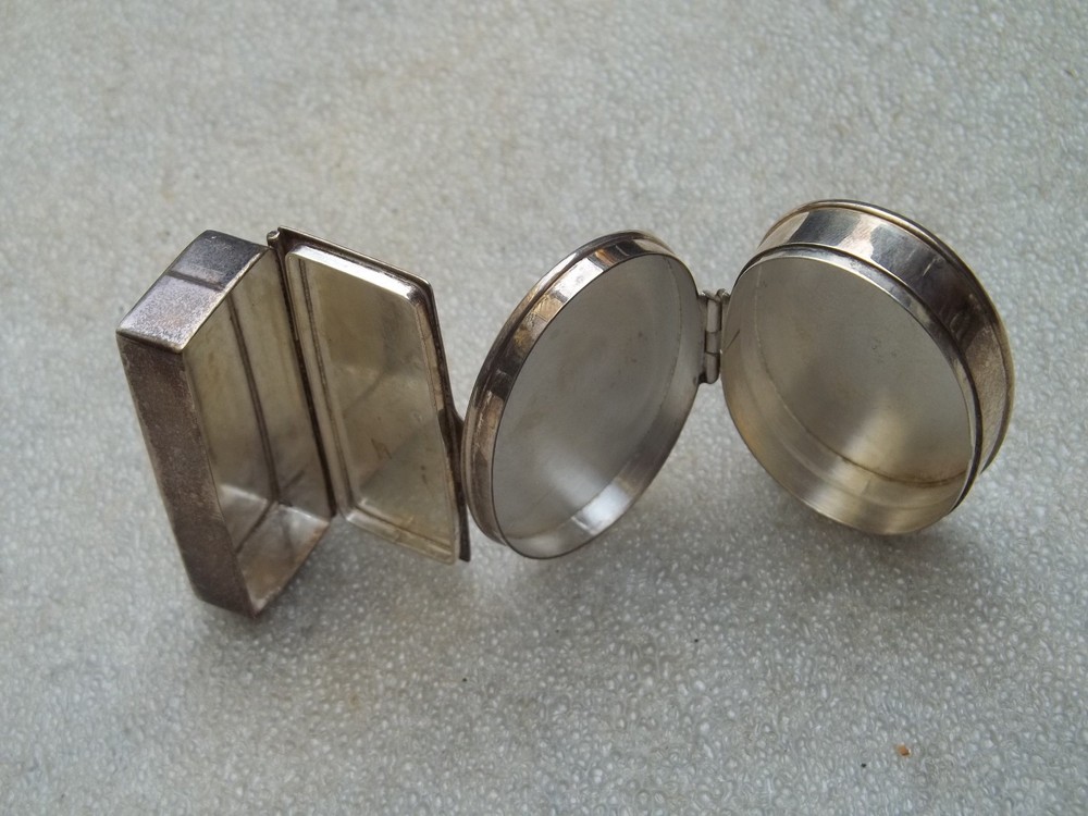 Vintage Silver Boxes x 2