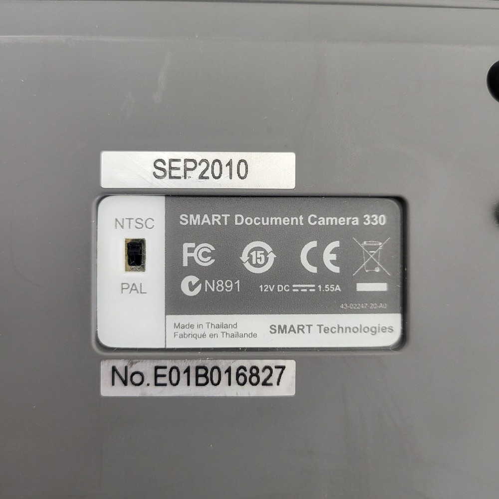 SMART Document Camera SDC-330 Gray HD Visualizer Classroom Presentation Tool*