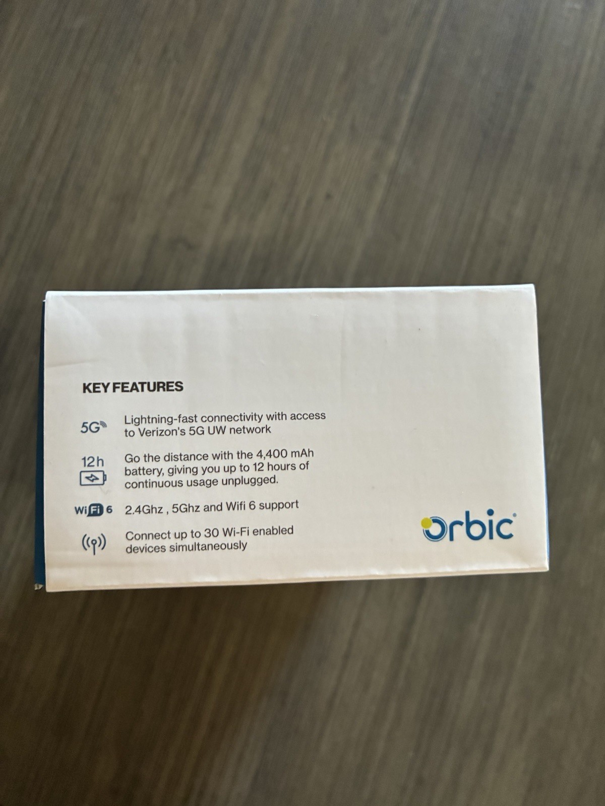 Orbic Speed 5G R500L5 Verizon 5G LTE Data Hotspot Modem L@@K