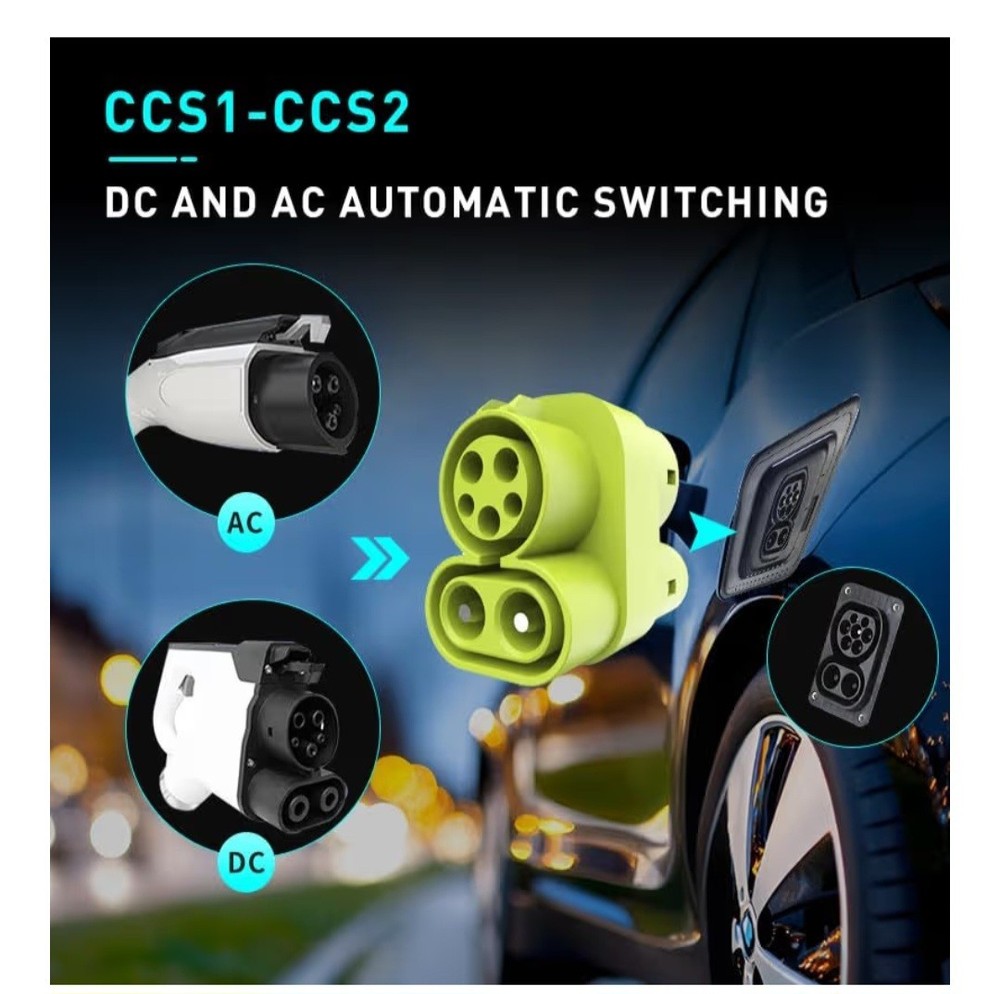 BTUYDTUY Ccs1 &ccs2 Ev Charging Adapter