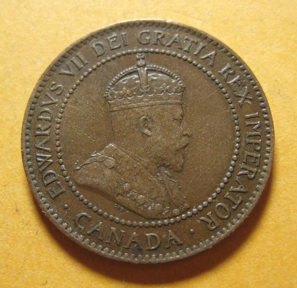 1906 Canada Large  Cent -  Edward VII  - (P4878)