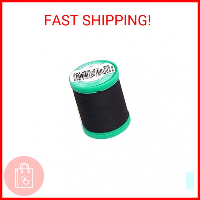 Dual Duty Plus Button Thread 50yds - Black