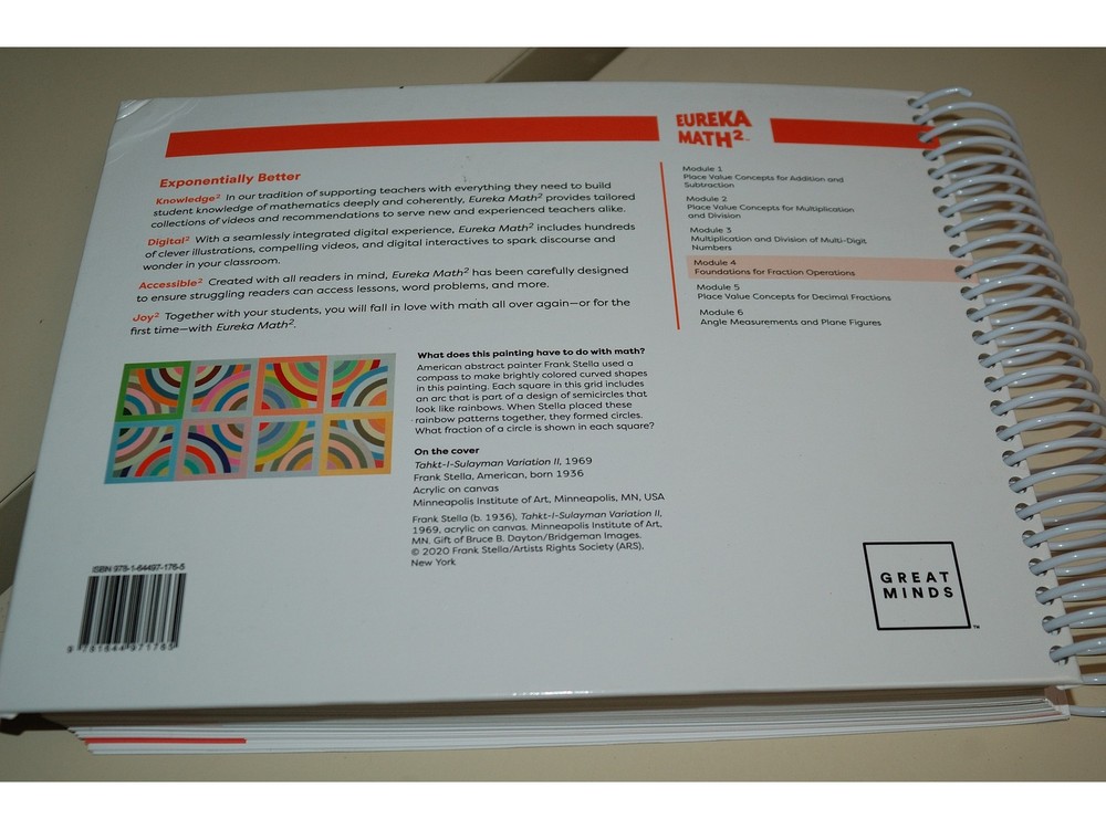 Eureka Math² Squared Grade 4 Module 4 Teacher Book - Weight: 56 oz.