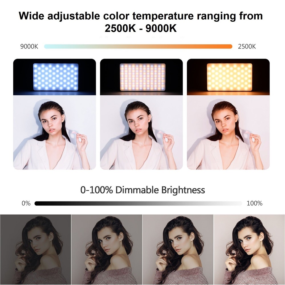 Cold Shoe DSLR Camera Video Fill Light