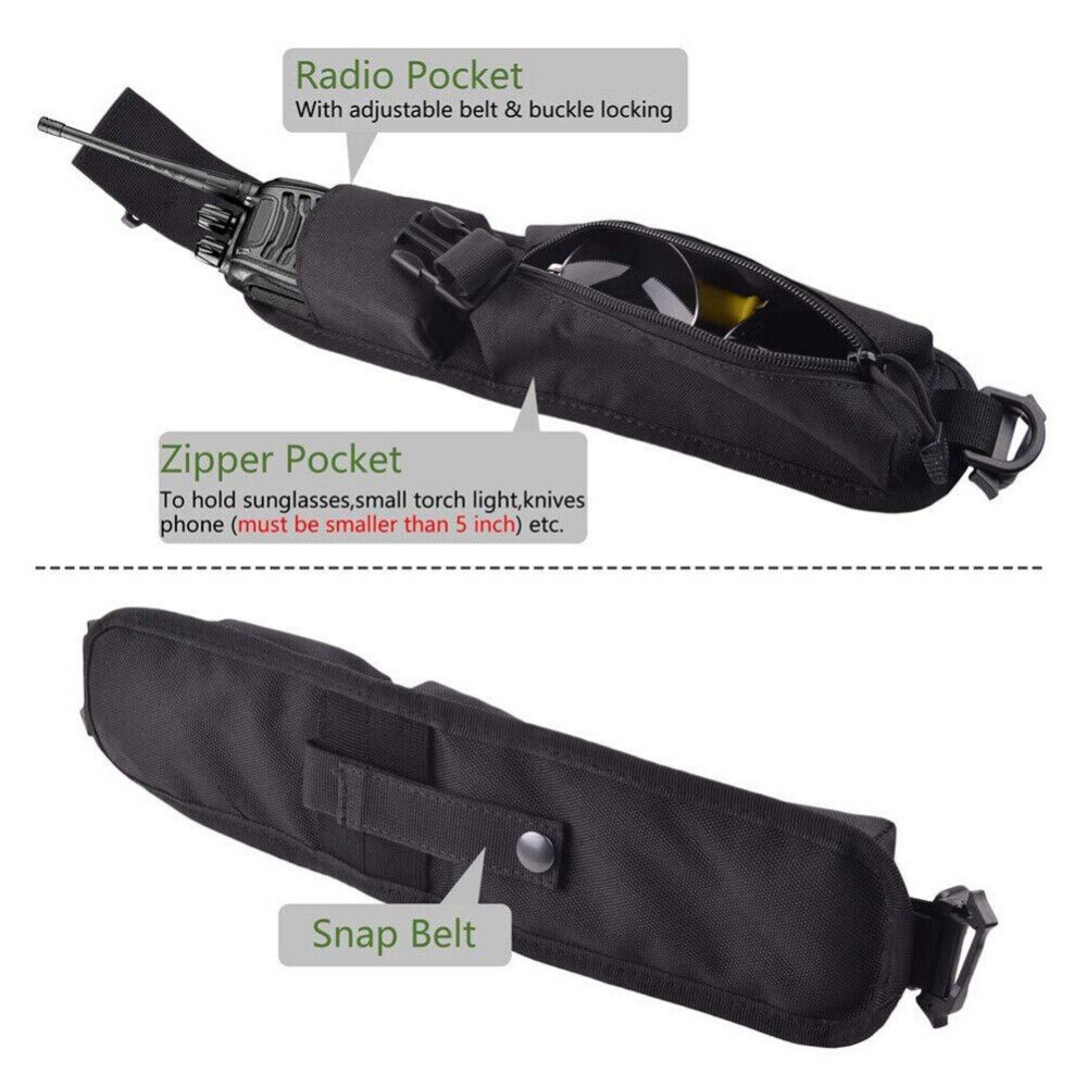 Tactical Backpack Rucksack Shoulder Strap Bag Molle Accessory Pouch Tools Bags