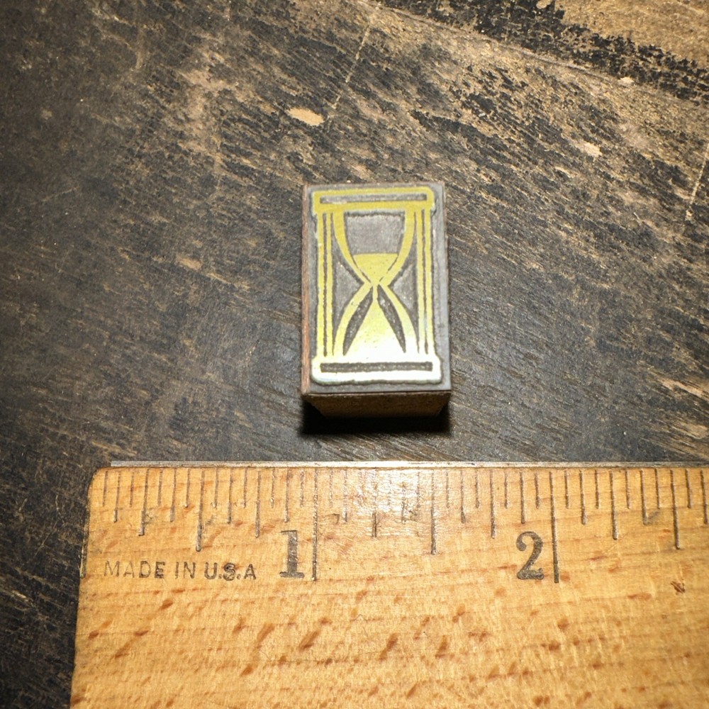 Printing Block “ Hour Glass “￼