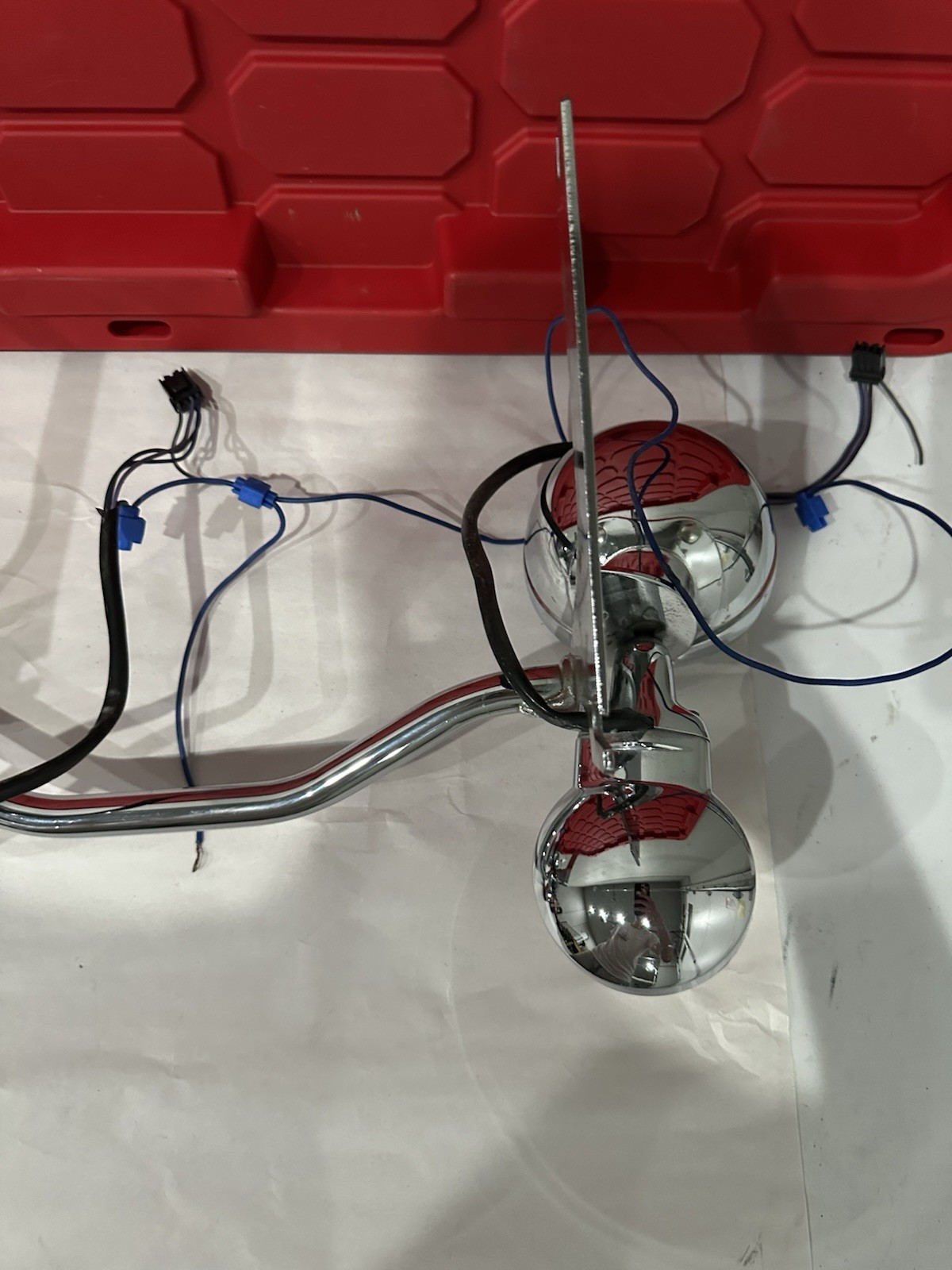 08-13 Harley Davidson Touring Road King & Electra Glide Fog Auxiliary Light Bar