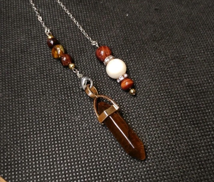 Tigers Eye Pendulum