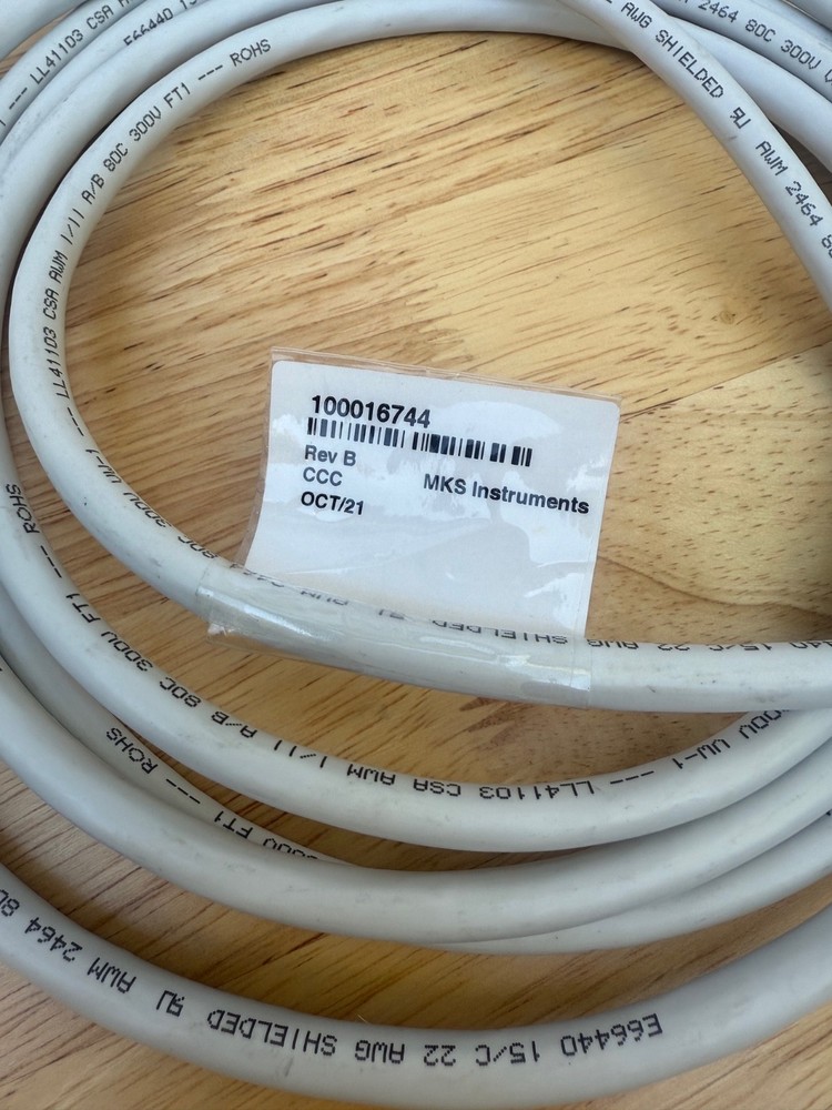 MKS GE50A004502RMV020 Mass Flow Controller 500 SCCM Ar + Cable