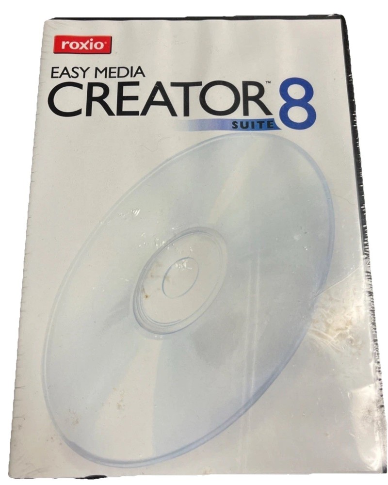 Roxio Easy Media Creator Suite 8.0 Rev A Sonic Solutions Software 2005 CD￼