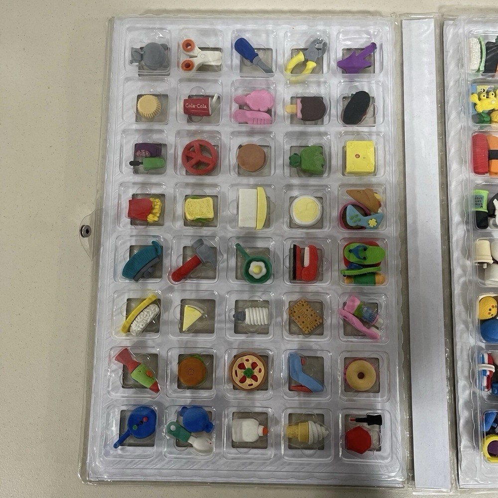 CrazErasers Collectable Puzzle Erasers Set with Case