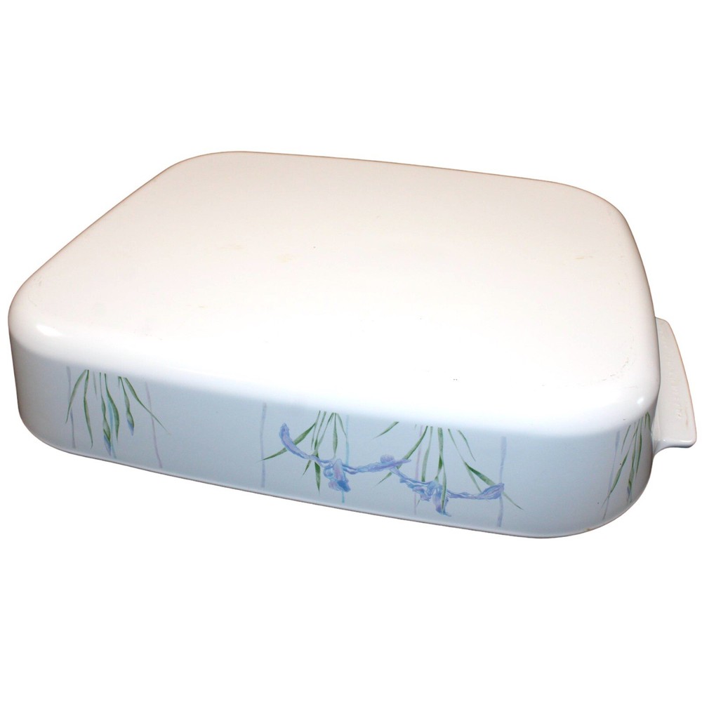 Vintage Corning Ware "Shadow Iris" (A-21-B) Lasagna Open Roaster Baking Dish