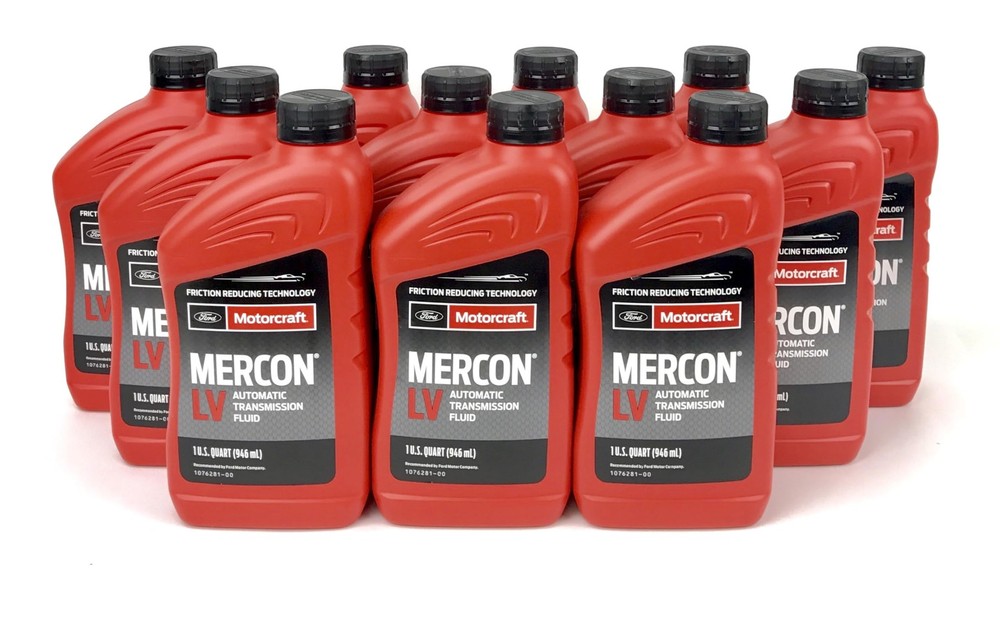 Motorcraft MERCON LV Automatic Transmission Fluid (ATF) 12 Quart Case 1 Quart"