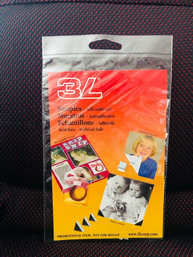10 Pack! 3L Memorabilia Pockets Keepsake Envelopes Mounting Squares Photo Corner