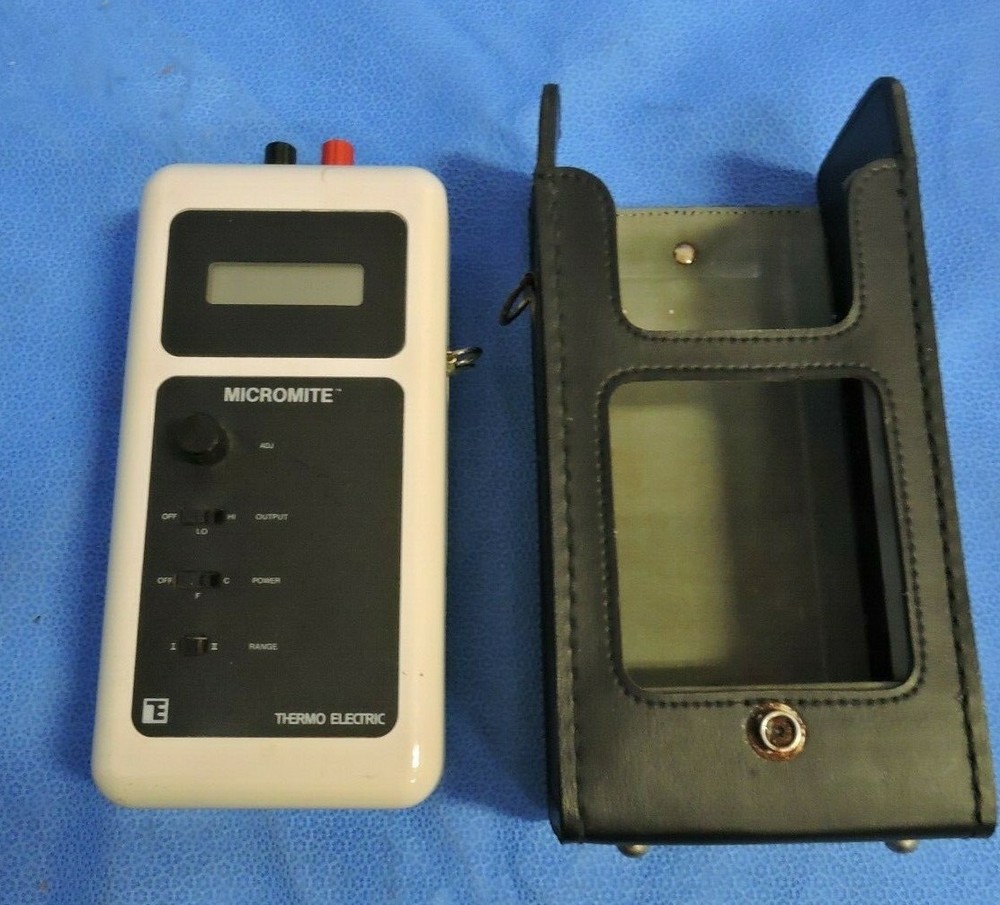 Thermo Electric Micromite Temperature Thermocouple Calibrator Dual Range & Case
