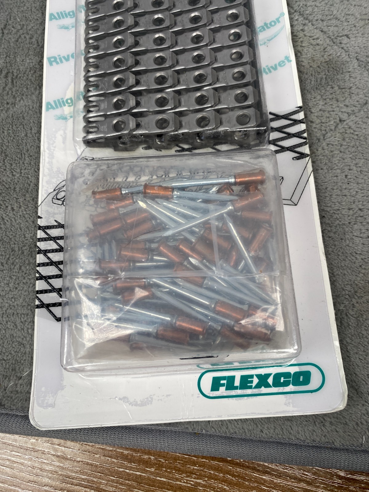 Round Hay Baler Belt repair rivet 7" lace Splice Flexco Alligator ARJ7/175