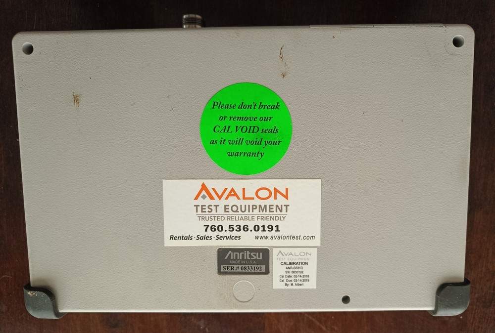 Anritsu SiteMaster S331D Cable & Antenna Analyzer