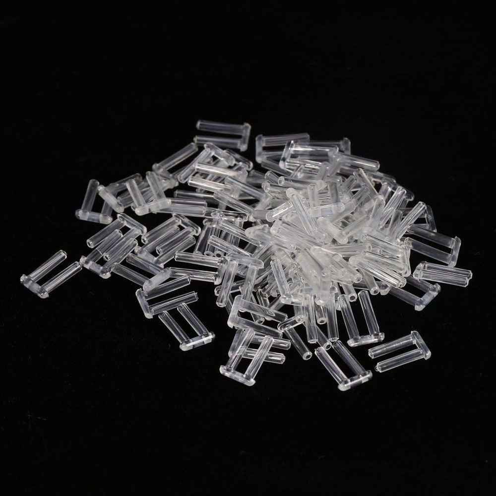 Rimless Frames Sleeves, 3 Types 100pcs New Plastic Compression Sleeves 03 #