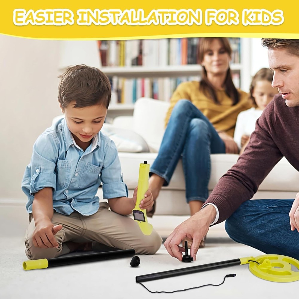 Adjustable Kids Metal Detector with Full Accessories