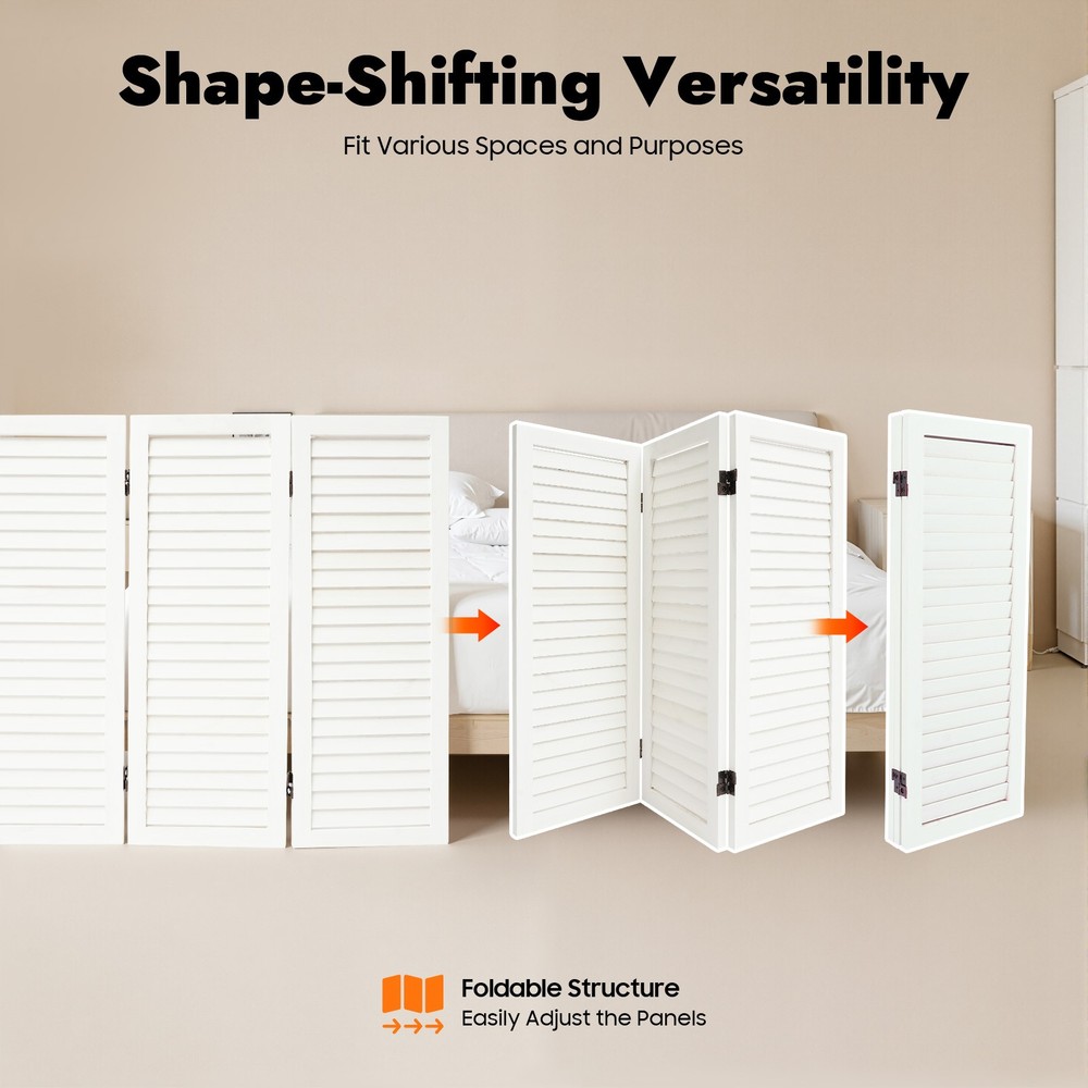 3 Panel Room Divider Folding Privacy Screen Wall Partition Home Office Separator