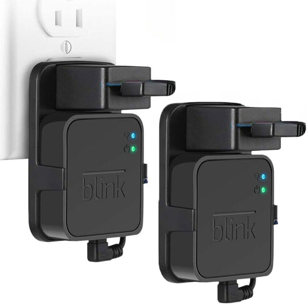 2 pack Outlet Wall Charger Mount Bracket Holder for Blink Sync Module 2