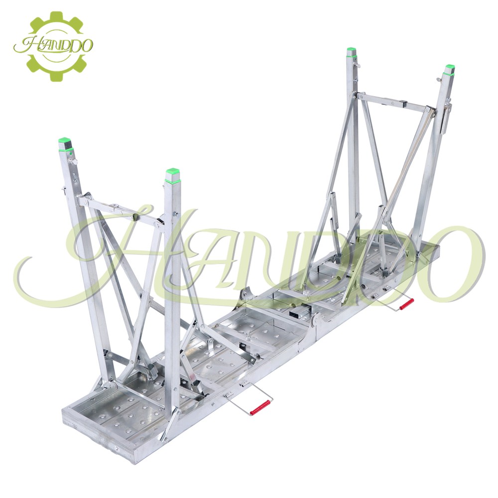 1.6m Scaffolding, Adjustable Height Work Platform Scaffold Tower Ladder Stool