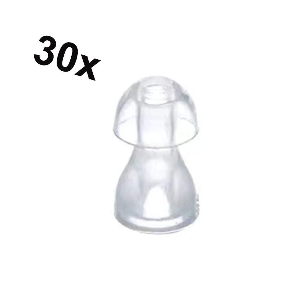 30Pack Hearing Aid Domes Replacement Soft Silicone Ear Tips For Hearing Aids