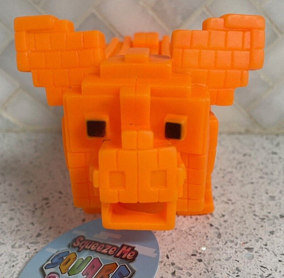 Squeeze Me Square Piggie Animolds Pig Orange