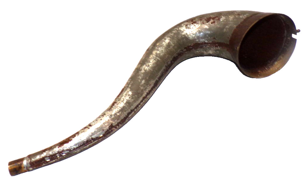 EDISON PHONOGRAPH CYGNET HORN GRAIN PAINTED ELBOW SECTION