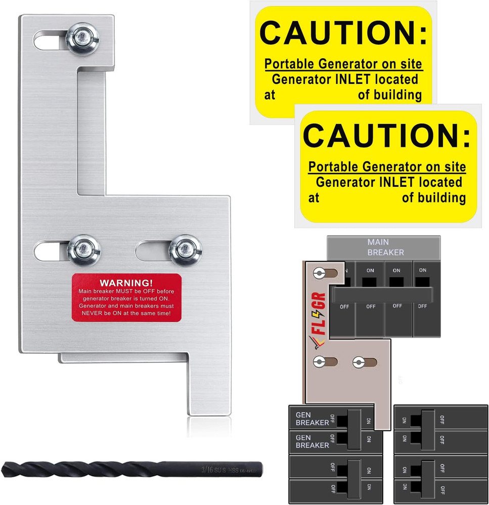 Generator Interlock Kit Compatible with GE General Electeric Vertical Main150 or