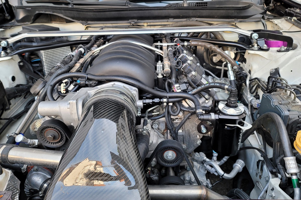 CCS Oil Catch Can Kit for GM Gen III & IV LS Engines, 7 oz, Left Cylinder Hea...