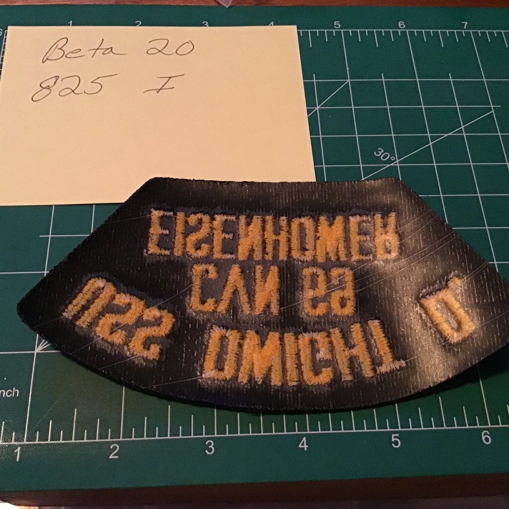 USS Dwight D. Eisenhower CVN-69 US Navy 5.75” by 3” Patch