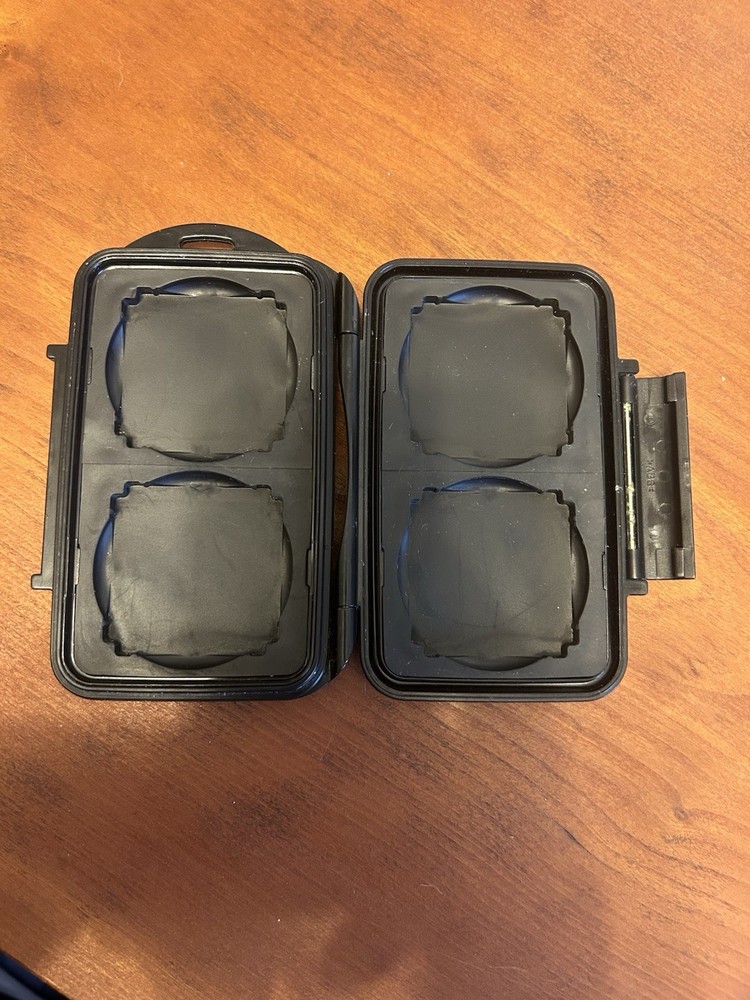 Pelican Compact Flash Card Storage Case Waterproof, 4-Card Capacity