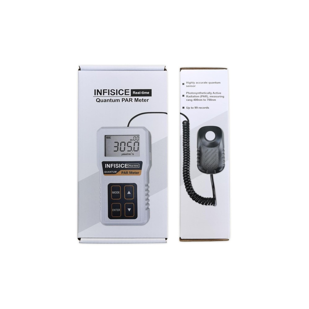 Quantum PAR Meter - Upgraded: High Precision, Grow Light Meter, Indoor Plants...