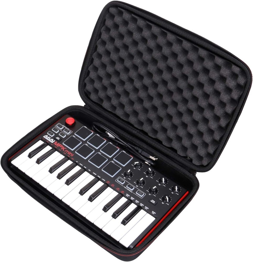 Durable Custom Case for Akai Professional MPK Mini MK3 – Accessories Storage