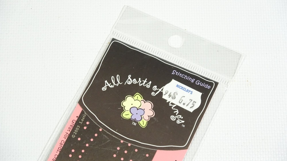 Stitching Guide Lasting Impressions Embossing Stencil Template SG300 - 2003