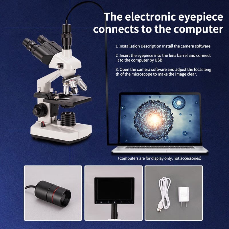 omg semen electronic laboratory microscope educational compound optical binocula