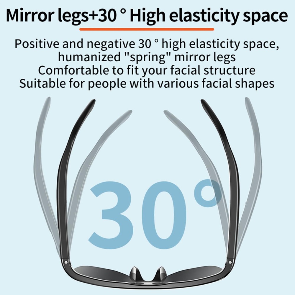 Smart Bluetooth Glasses Wireless Real-time Translation AI