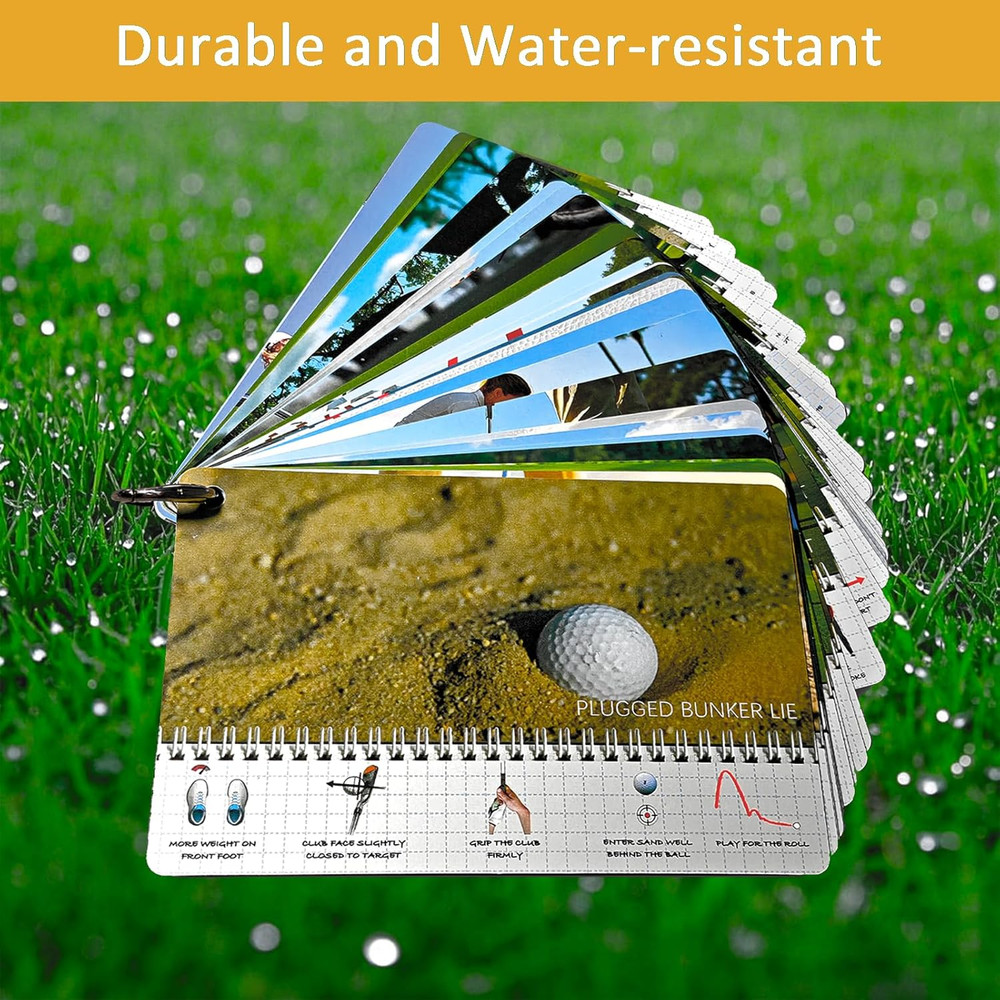 Golf Reference Cards | Pocket Survival Guide and Golf Instruction Booklet | Comp