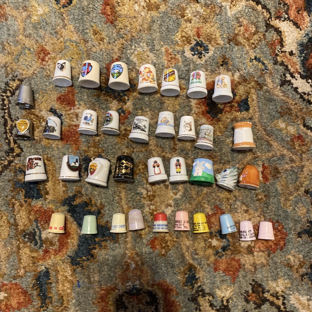 Small Thimble Collection 46 Total