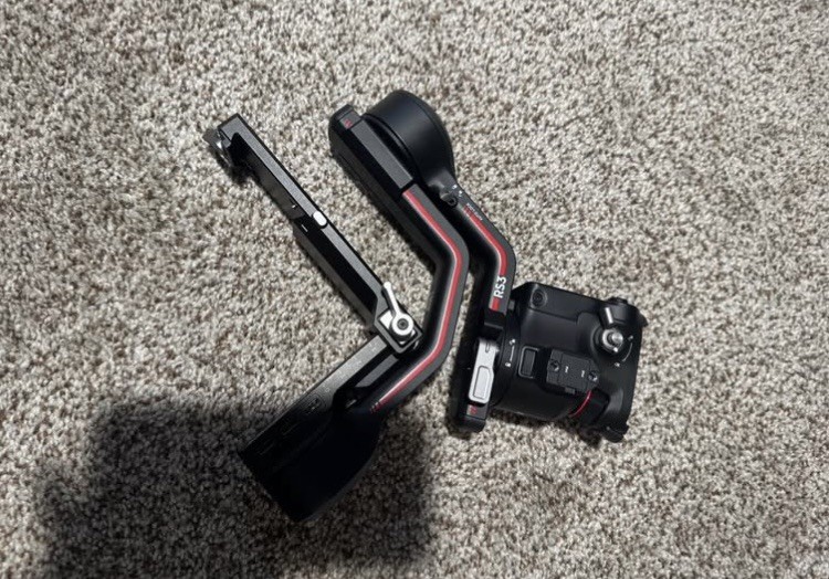 DJI RS 3 3-Axis Gimbal Stabilizer – Handheld Camera Stabilizer-W/ Handle