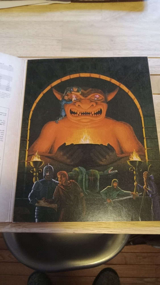 Dungeon Masters Screen "For Advanced D&D Game" - TSR Games (1981)