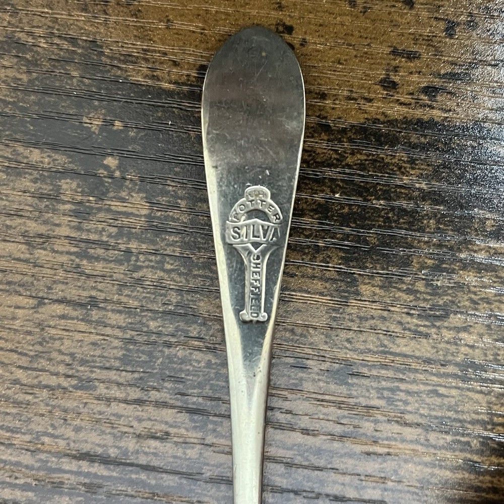 Vintage Potter Silva Sheffield Silver Fork 7” Long