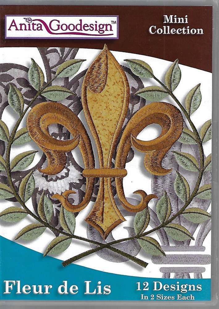 Anita Goodesign Mini Collection - Fleur de Lis (CD-ROM)