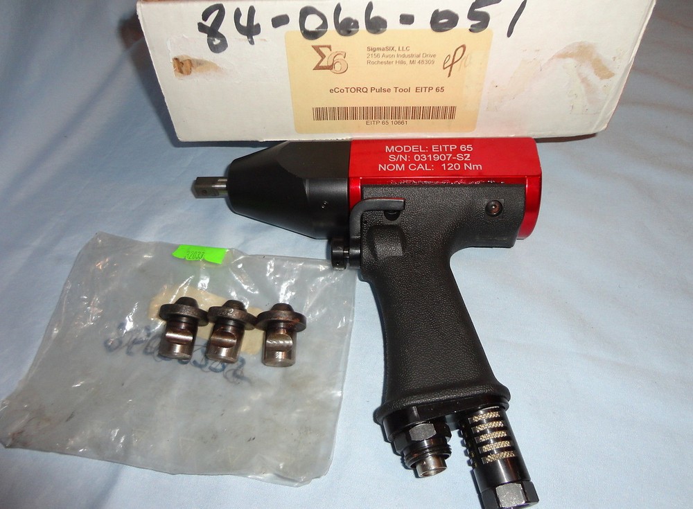 eCoTORQ EITP 65 Pulse Tool Pneumatic Air Tool Nutrunner SIGMASIX Sigma-Six NEW
