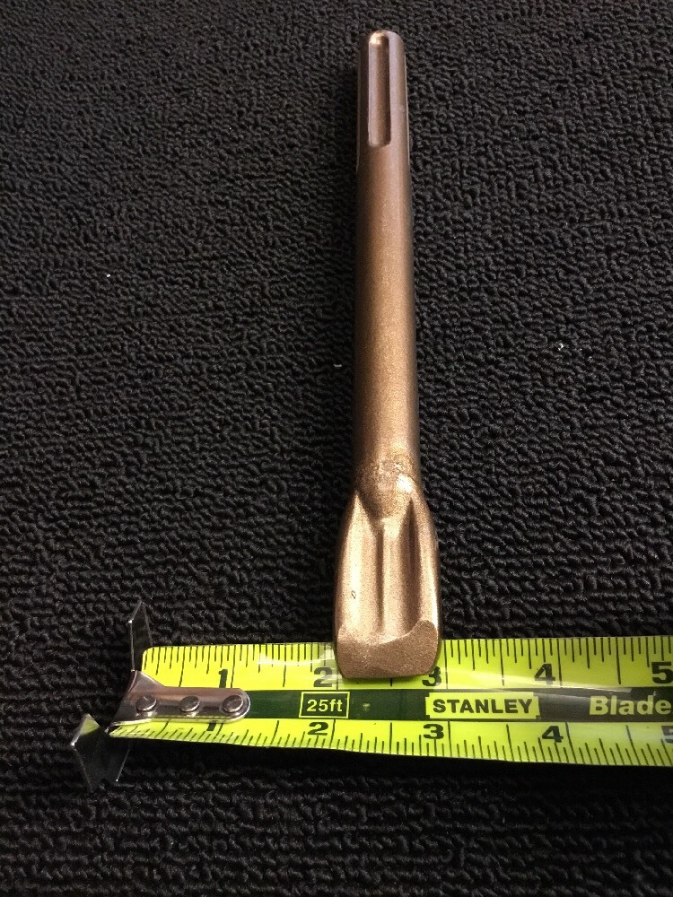 HILTI CHISEL FLAT SDS MAX 1" X 9" PREOWNED, FREE HAT, FAST SHIP