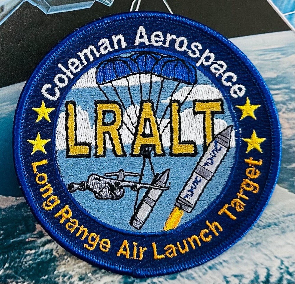 LONG RANGE AIR LAUNCH TARGET COLEMAN AEROSPACE USAF PATCH