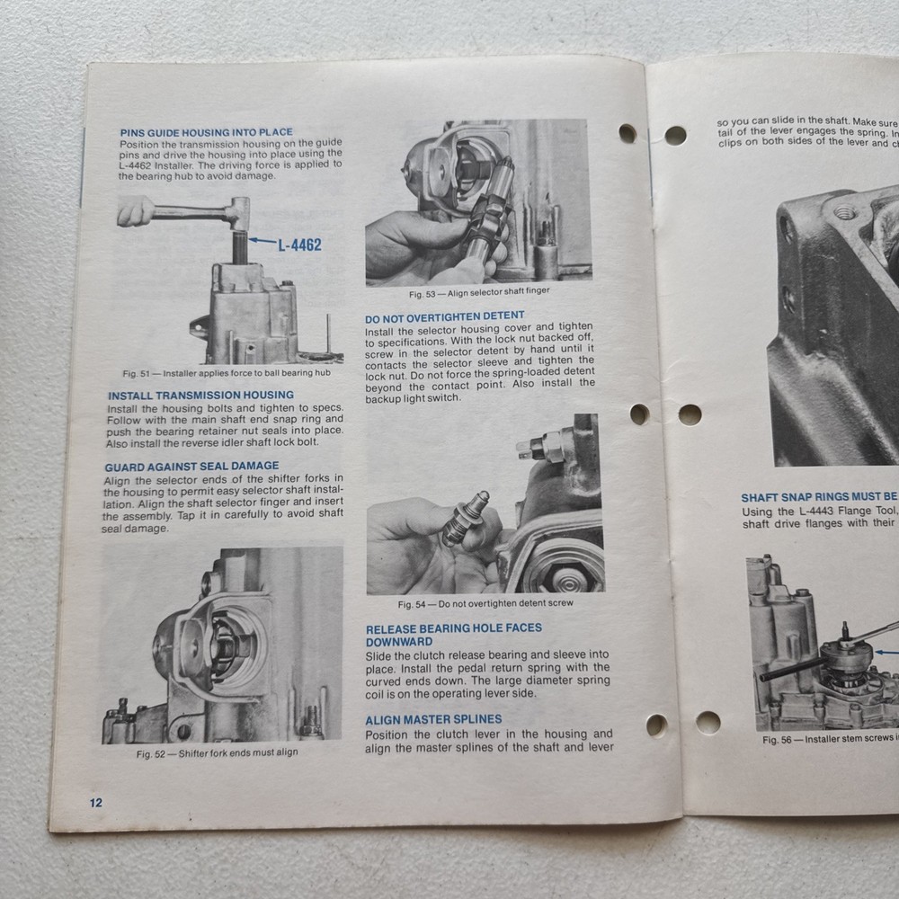 Chrysler Dodge 1978 Servicing The A-412 Transaxle And Clutch Reference Book