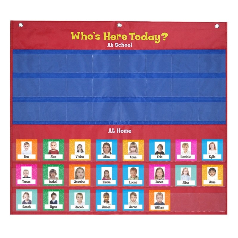 Pocket Chart, Classroom Management Pocket Chart for Classroom Preschool