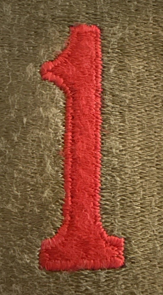 US Army WW2 Shoulder Patch 1st Infantry Division